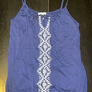 Old Navy floral panel tank top